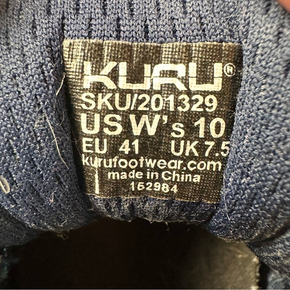 KURU Quantum Women's Teal and Blue Athletic Shoes Size 10 - Picture 8 of 8